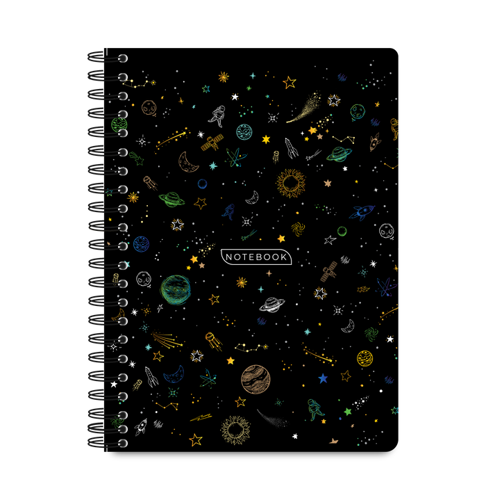 Midnight Muse A5 spiral notebook