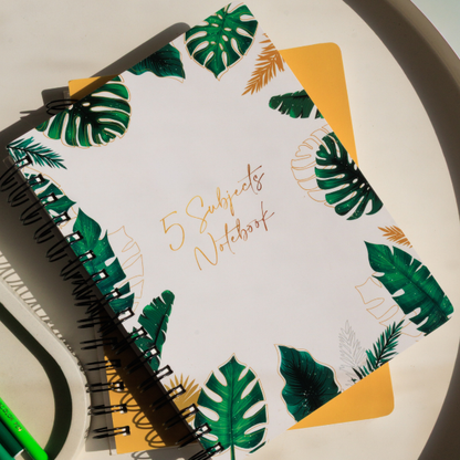 5 Subject Notebook