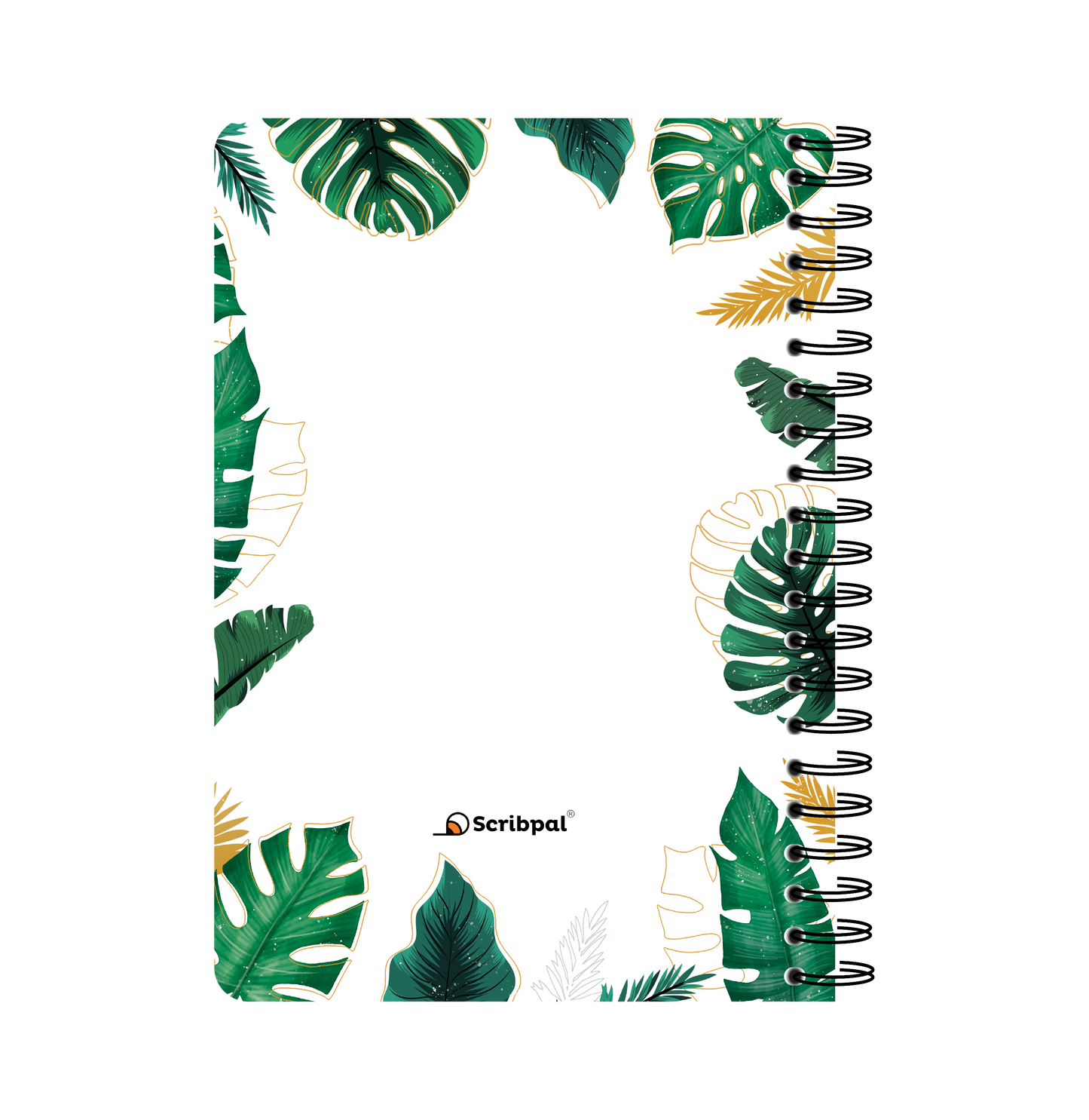 5 Subject Notebook Unruled - Leaf