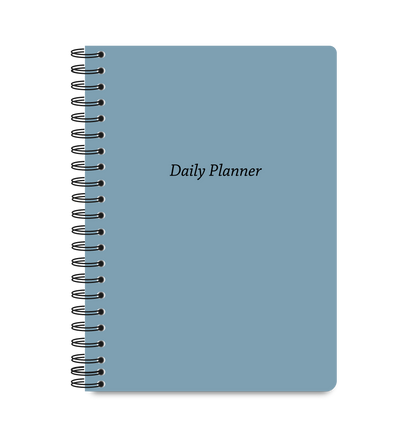Daily Planner Undated - Serenity Blue Edition