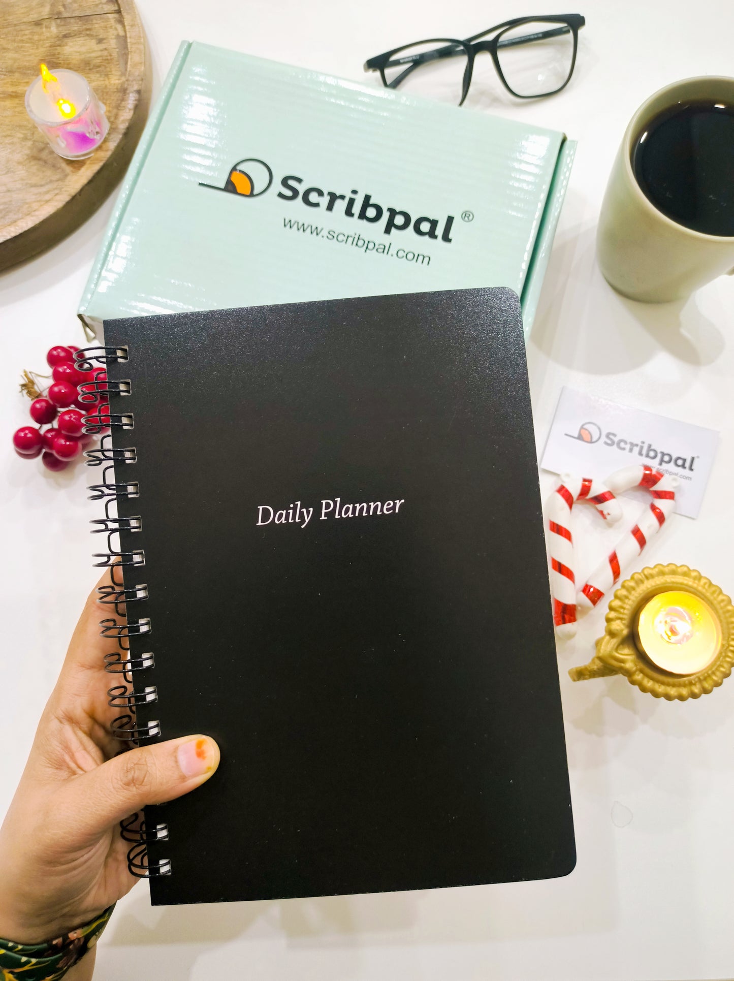 Daily Planner Undated - Power Black
