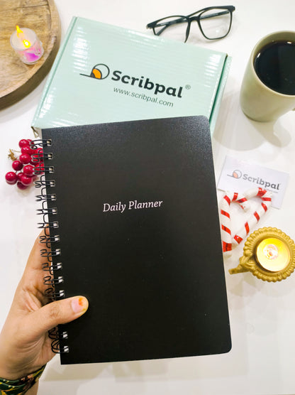Daily Planner Undated - Power Black