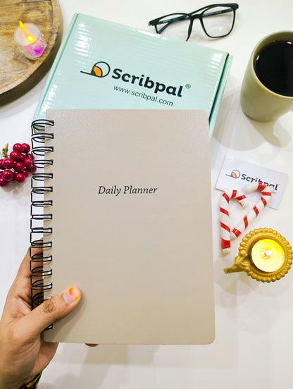 Daily Planner Undated - Soft Sand Edition