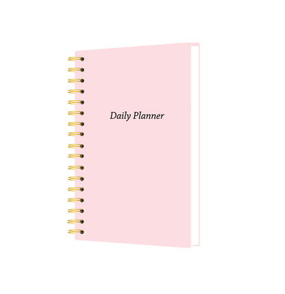 Daily Planner Undated - Blush Pink Edition