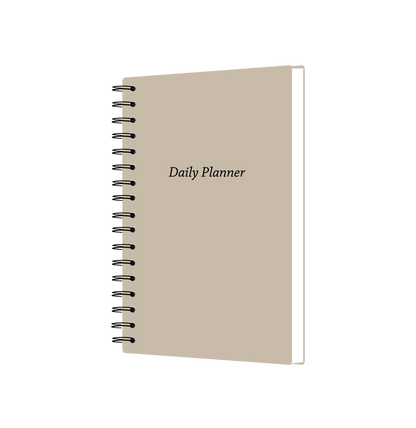Daily Planner Undated - Soft Sand Edition