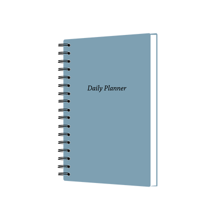 Daily Planner Undated - Serenity Blue Edition