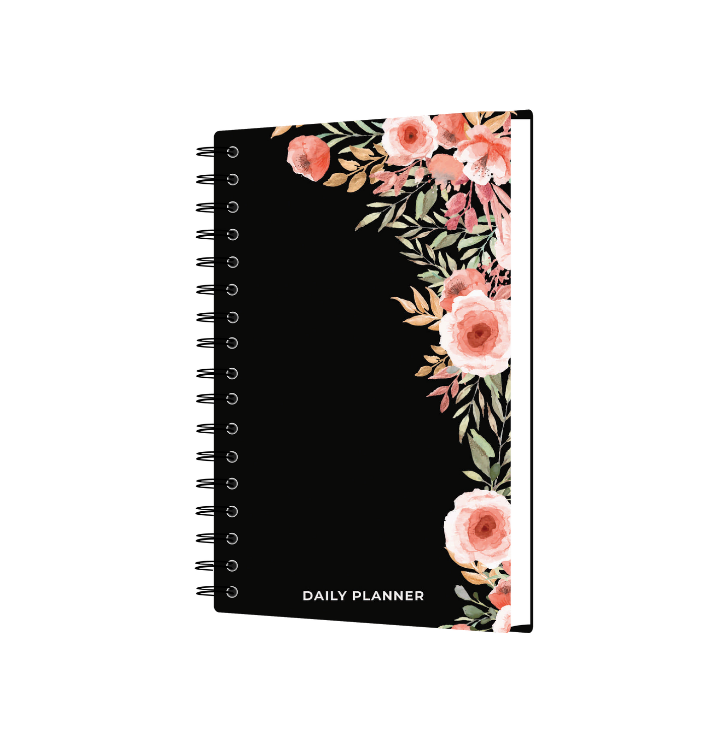 Daily Planner Undated - Midnight Bloom Edition