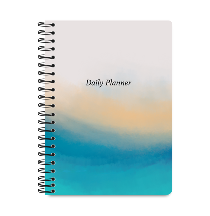 Daily Planner Undated - Golden Horizon Edition