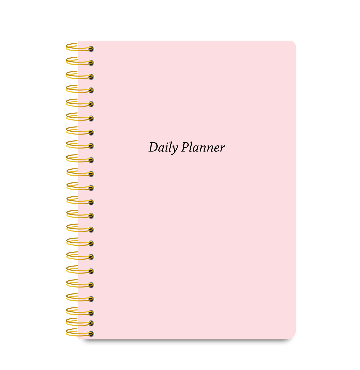 Daily Planner Undated - Blush Pink Edition