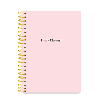 Daily Planner Undated - Blush Pink Edition
