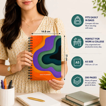 Daily Planner Undated - Colour Flow Edition