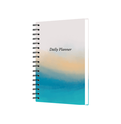 Daily Planner Undated - Golden Horizon Edition