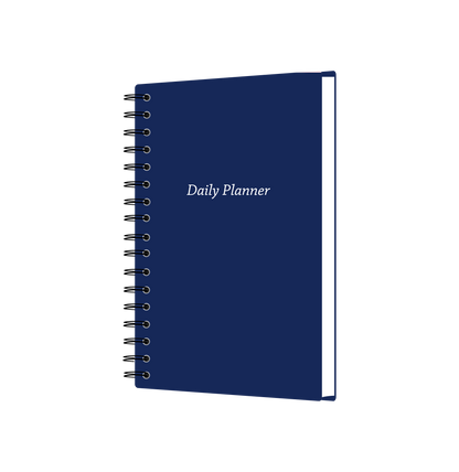 Daily Planner Undated - Classic Navy Edition
