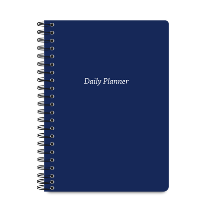 Daily Planner Undated - Classic Navy Edition
