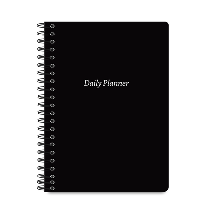 Daily Planner Undated - Power Black Edition