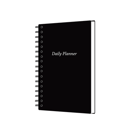 Daily Planner Undated - Power Black Edition