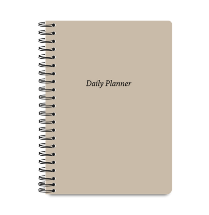 Daily Planner Undated - Soft Sand Edition
