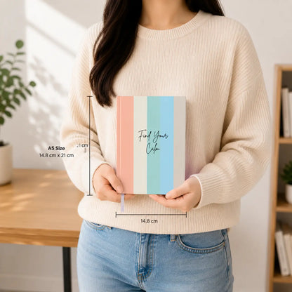 Hardbound Notebook - Plain/Unruled - Find Your Calm