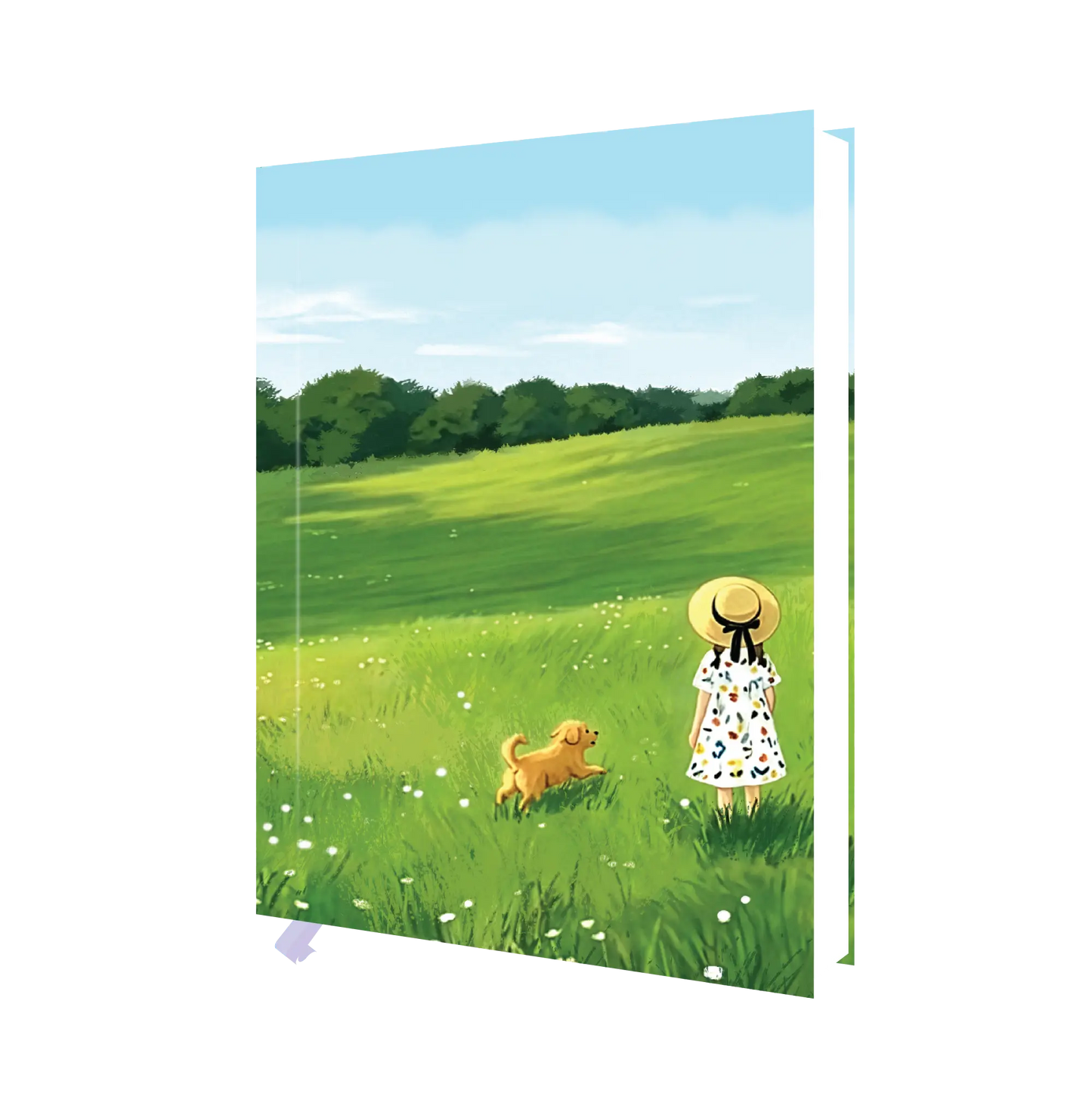 Hardbound Notebook - Plain/Unruled - Meadow