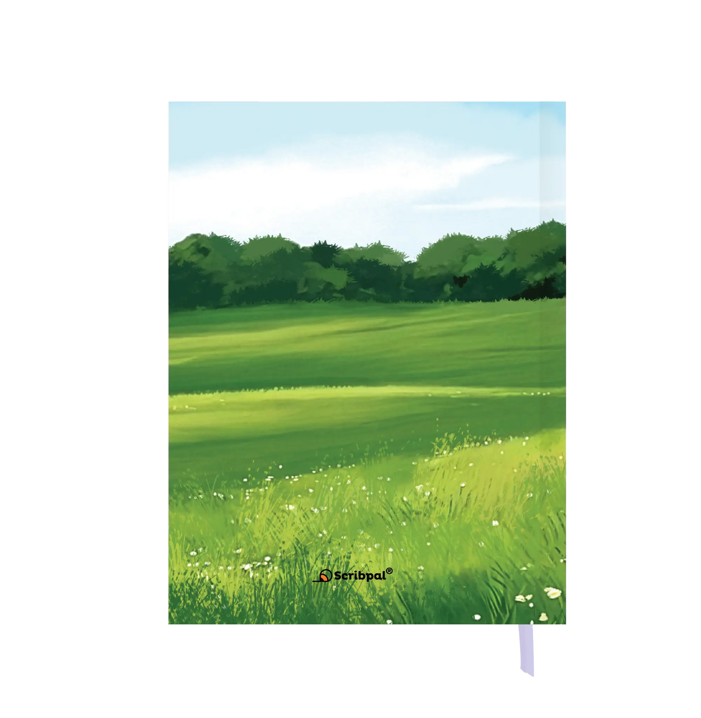 Hardbound Notebook - Plain/Unruled - Meadow