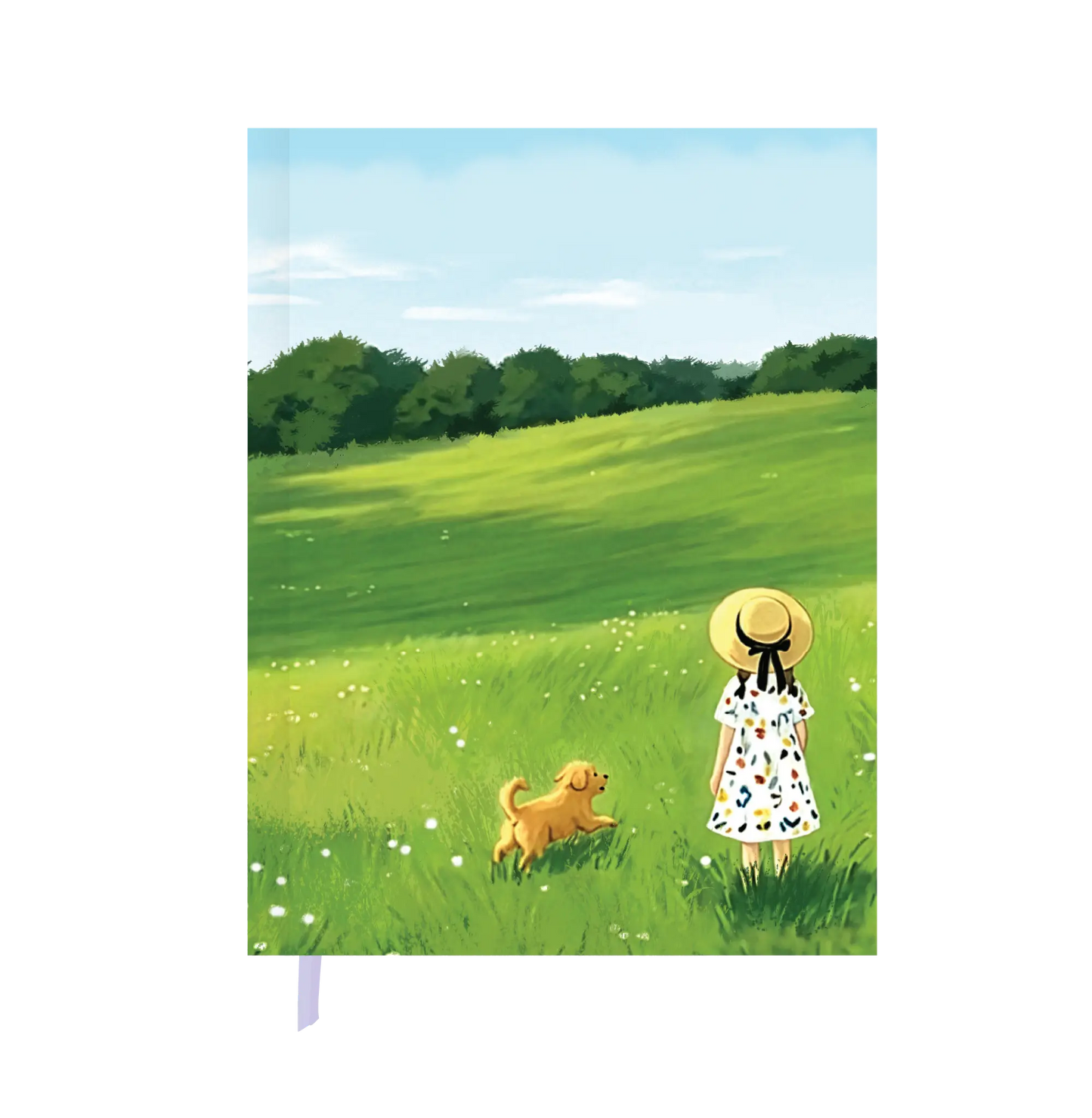 Hardbound Notebook - Plain/Unruled - Meadow