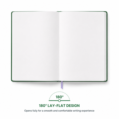 Hardbound Notebook - Plain/Unruled - Meadow