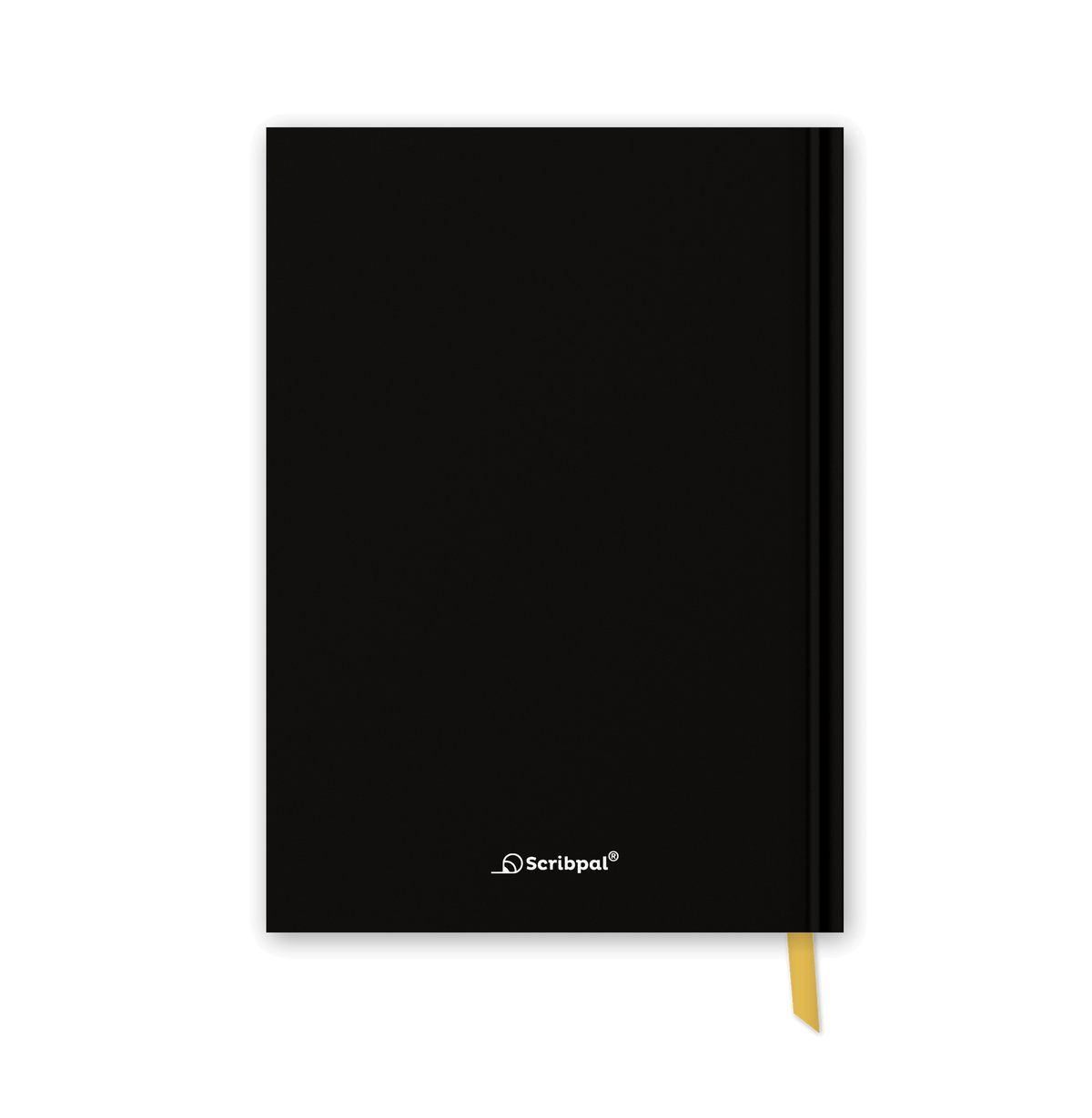 2027 daily planner diary, Classic Black A5 hardbound cover, back
