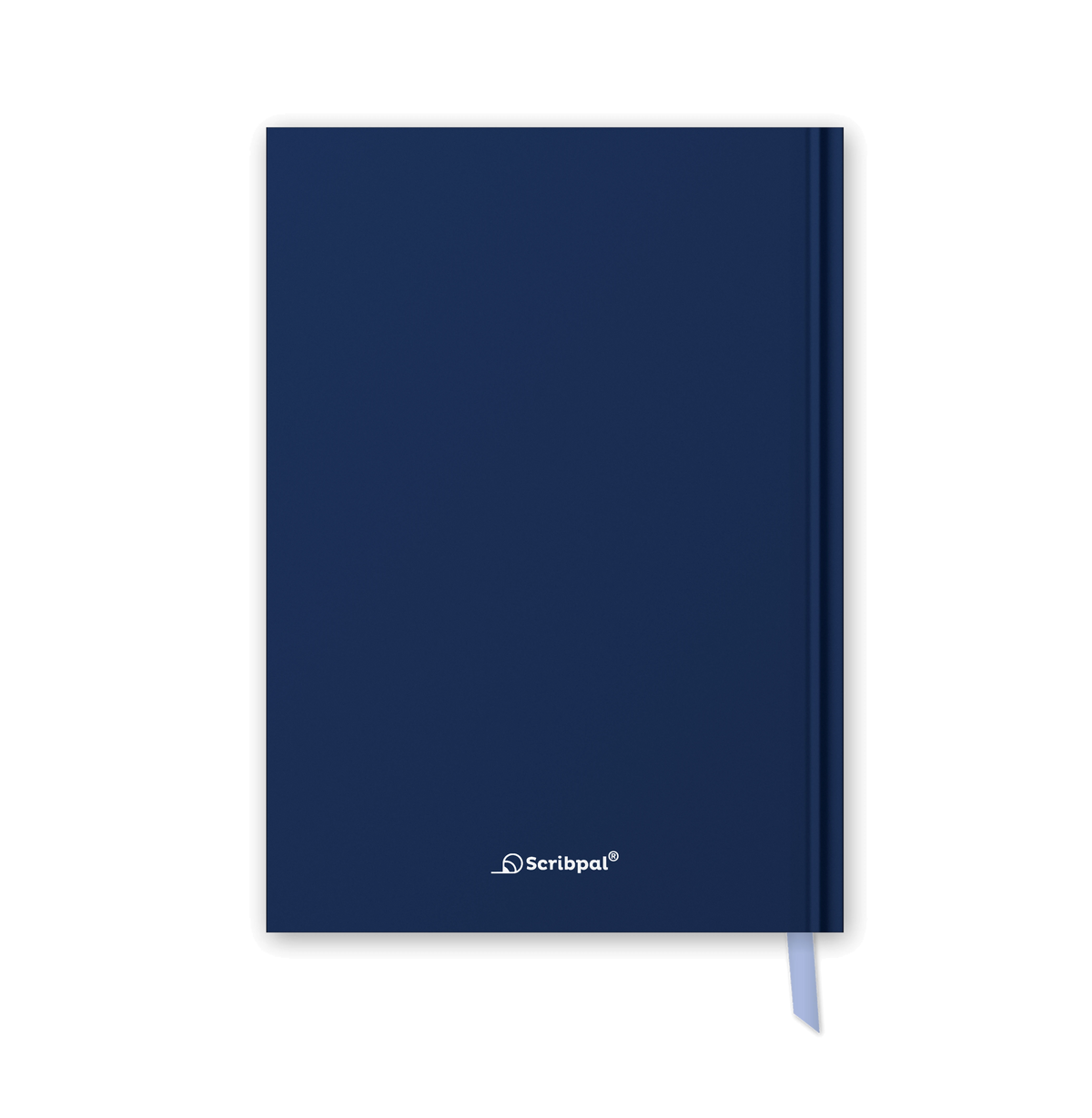 2027 daily planner diary, Navy Blue A5 hardbound cover, back