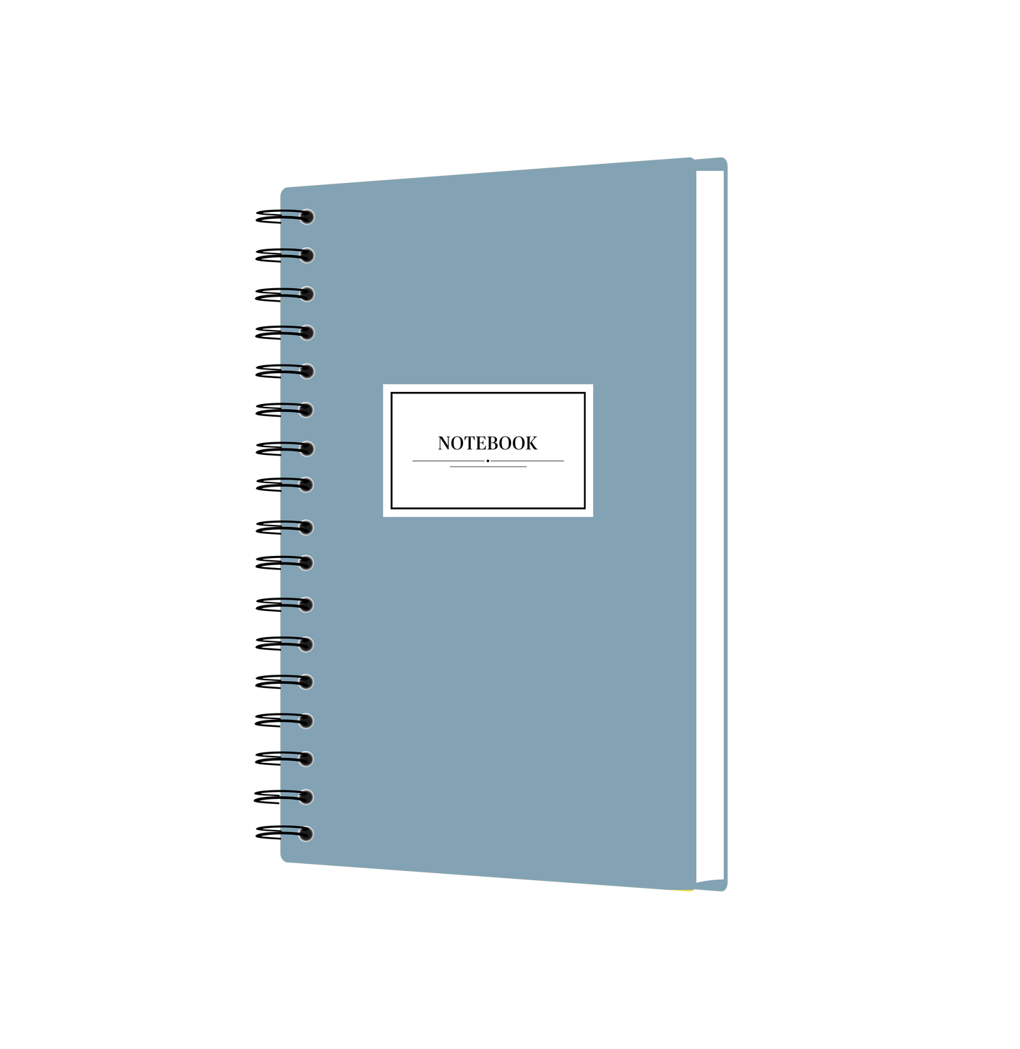 Spiral Notebook Unruled - Ocean Whisper
