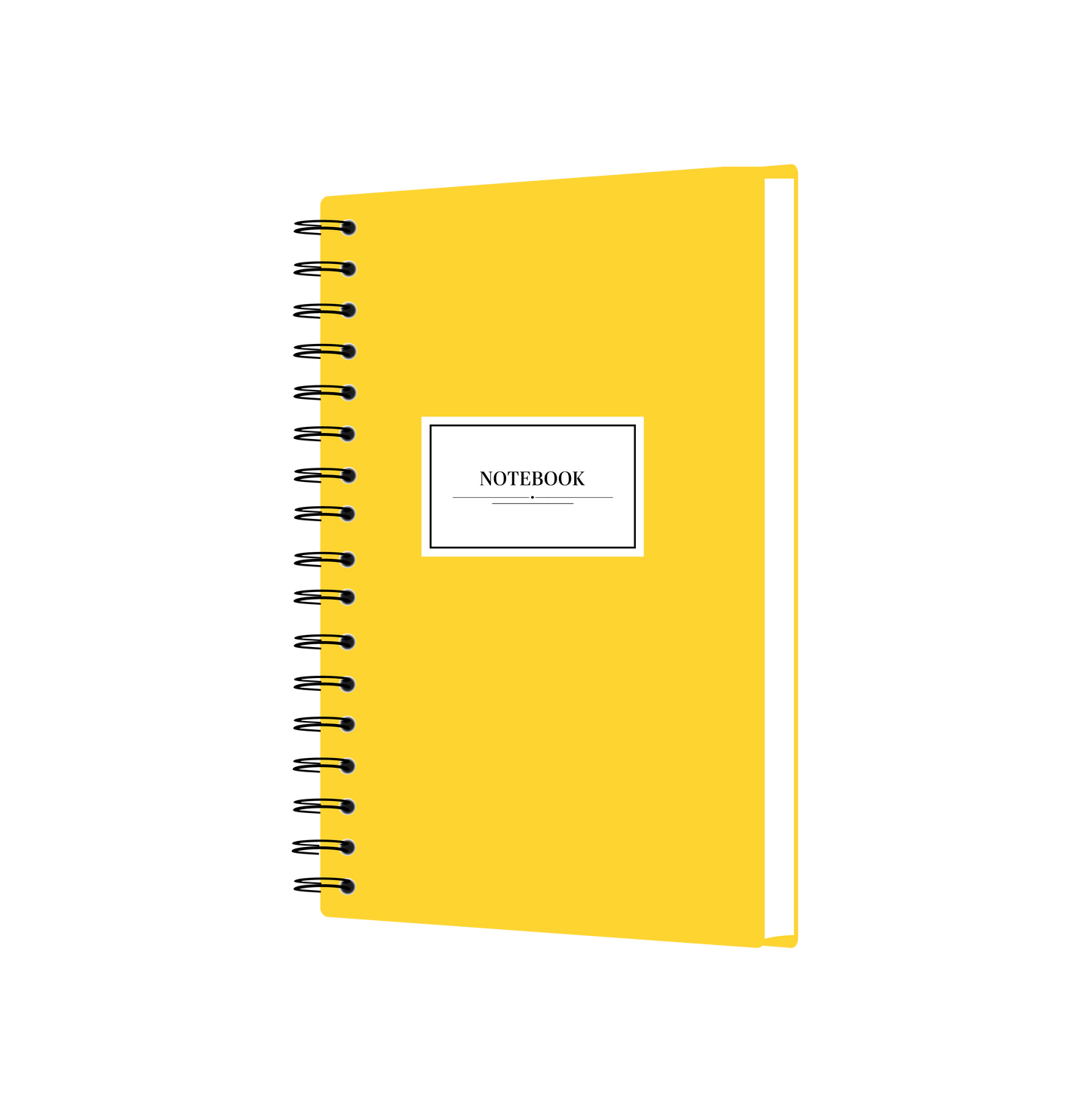 Spiral Notebook Ruled - Golden Dawn