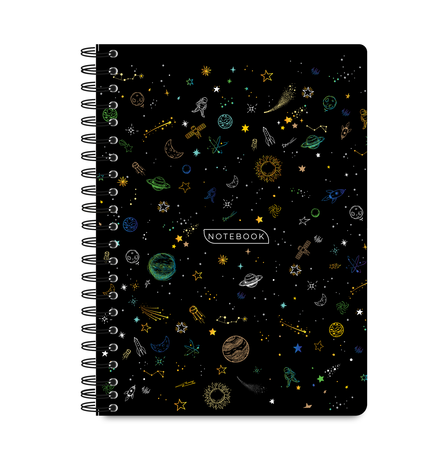 Spiral Notebook Unruled - Midnight Muse
