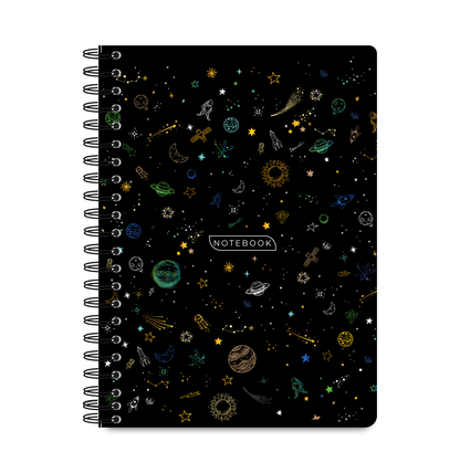 Spiral Notebook Unruled - Midnight Muse