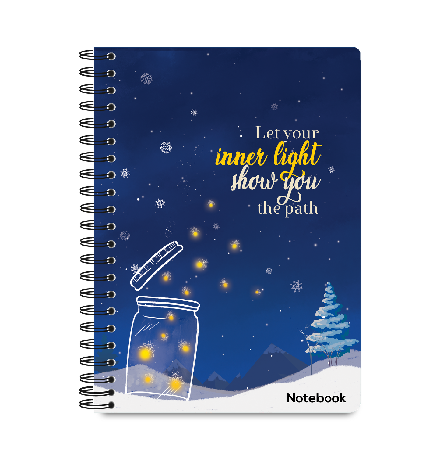 Spiral Notebook Unruled - Starlit Path