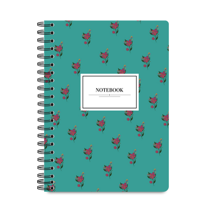 Spiral Notebook Unruled - Verdant Bloom