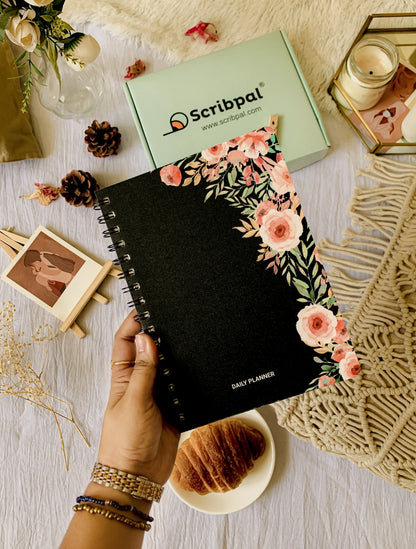 Daily Planner Undated - Floral