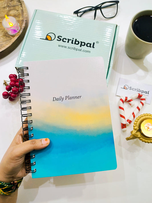 Daily Planner Undated - Golden Horizon