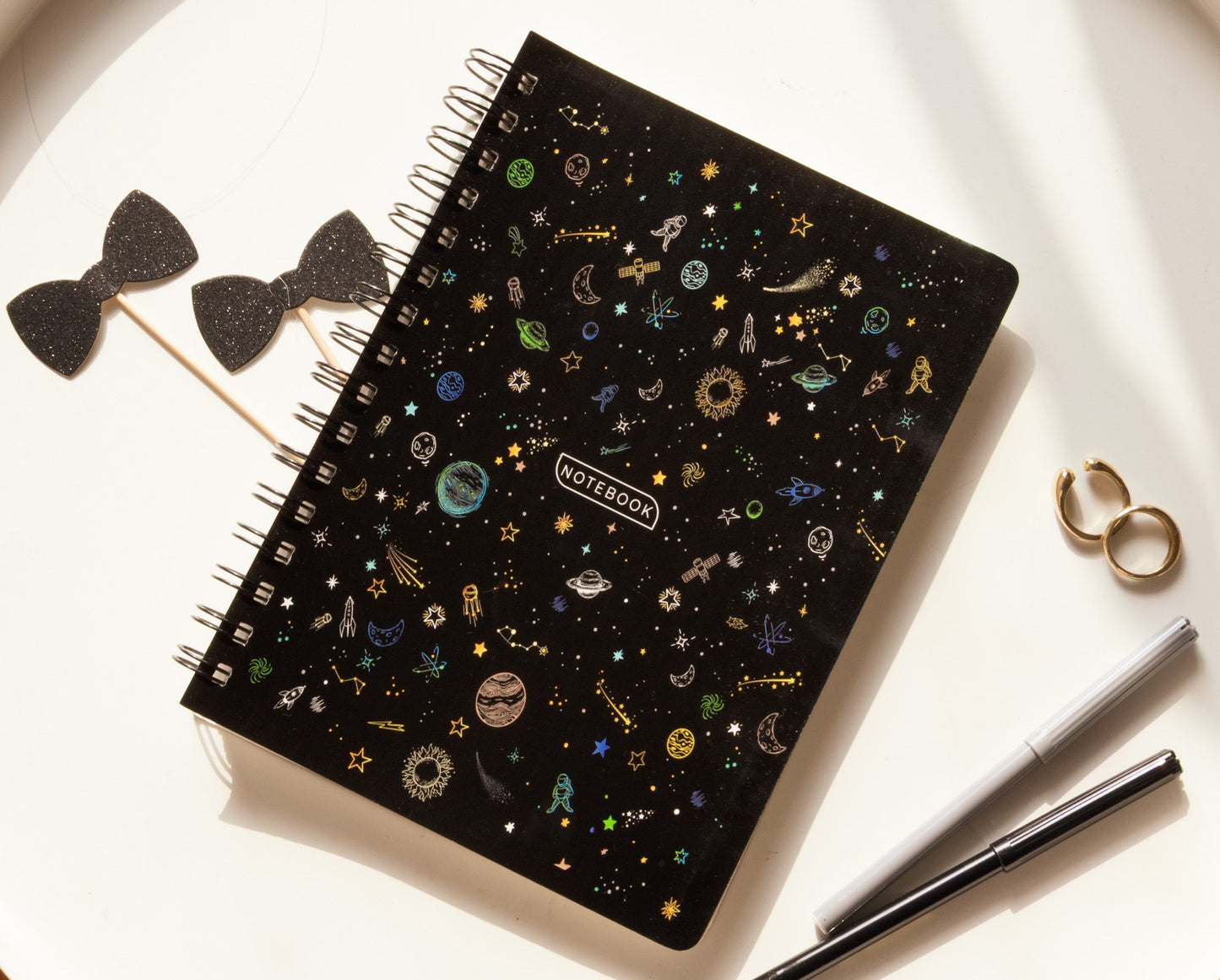 Spiral Notebook Ruled - Midnight Muse