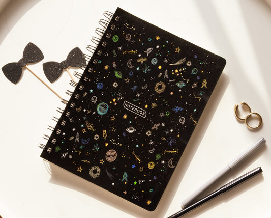 Spiral Notebook Ruled - Midnight Muse