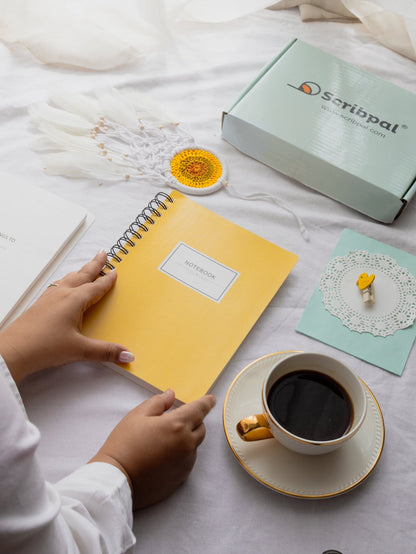 Spiral Notebook Ruled - Golden Dawn