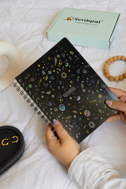 Spiral Notebook Ruled - Midnight Muse