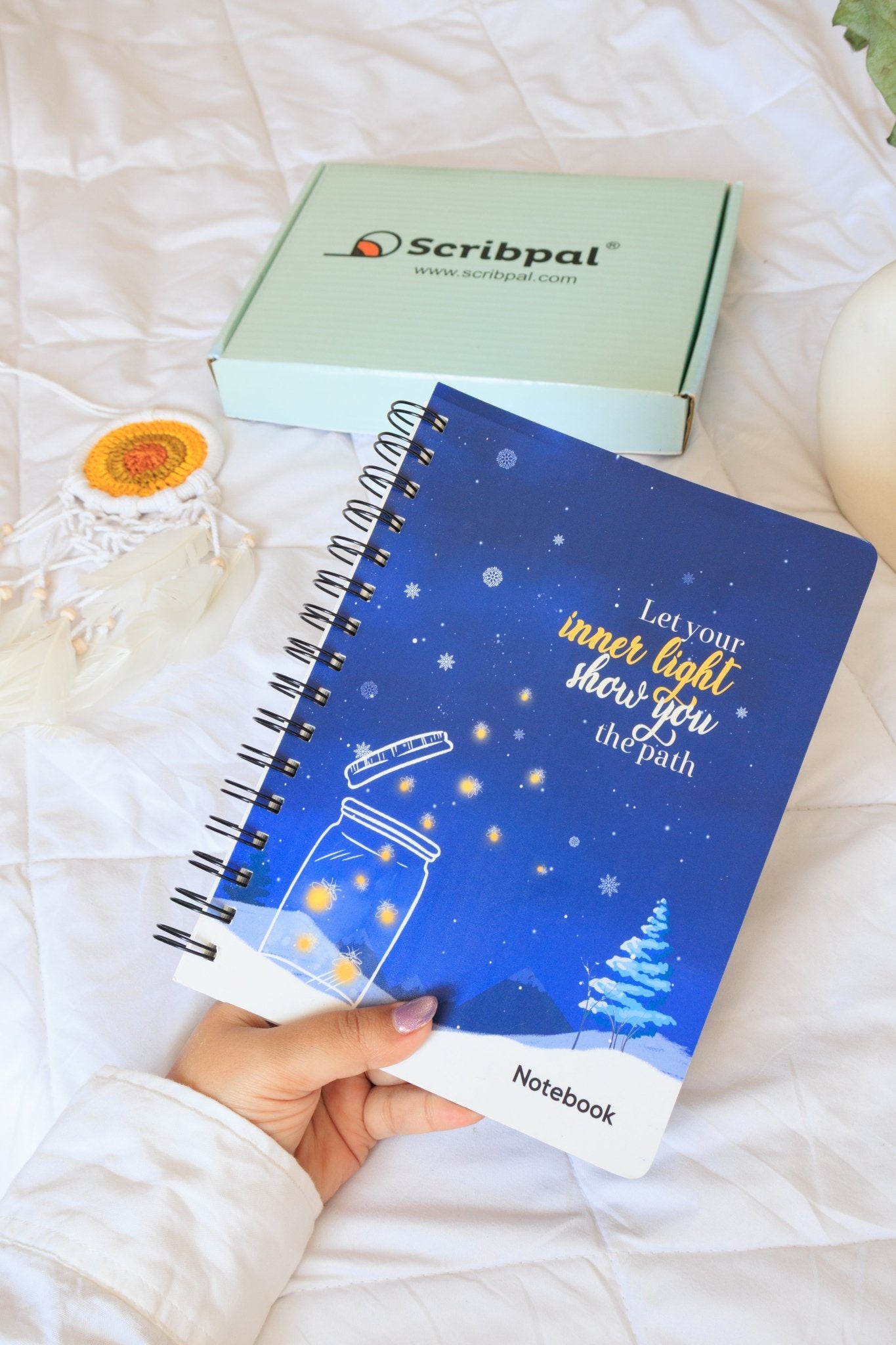 Spiral Notebook Ruled - Starlit Path