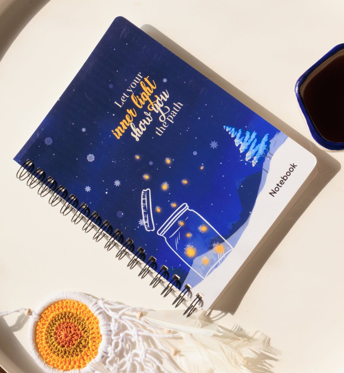 Spiral Notebook Ruled - Starlit Path